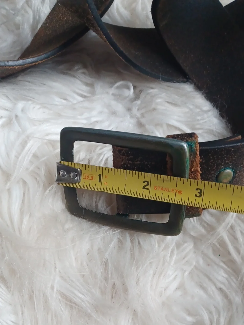 Distressed Leather Belt
